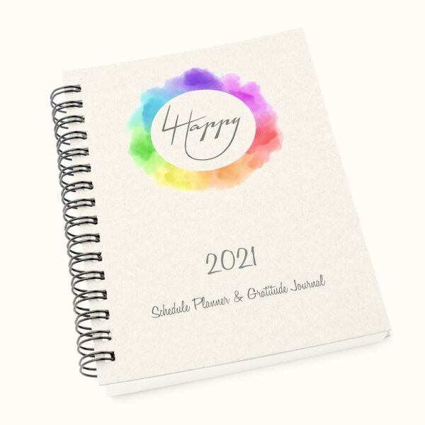 4 Happy U 2021 Schedule Planner & Gratitude Journal