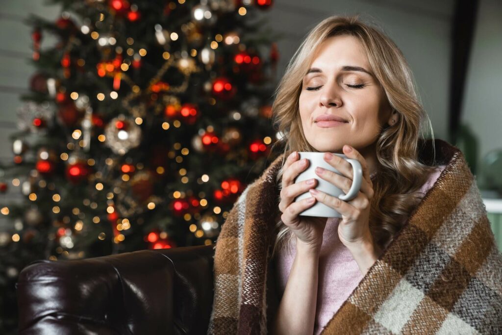 Self-Care for the Holidays Hypnosis for Stress and Anxiety - serene Christmas