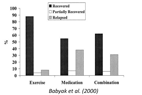 Babyak et al. (2000) depression and exercise